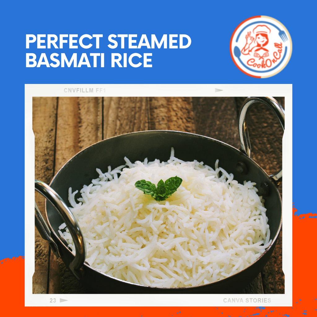 Perfect Steamed Basmati Rice - CookOnCall